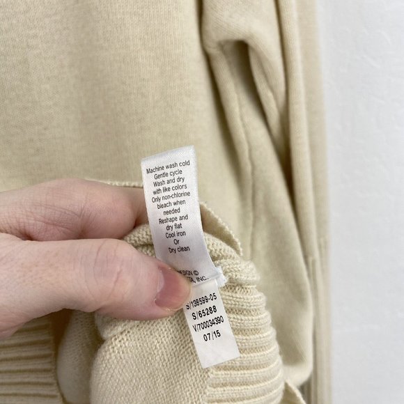 Athleta Merino Nopa Tunic Sweater Womens XS 100% Merino Extra Fine Wool IVORY - Picture 8 of 10
